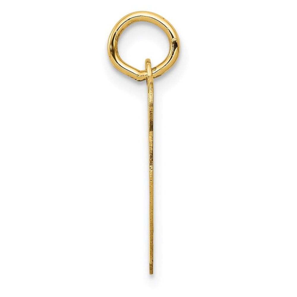 Kazi Luxury 14k Yellow Gold Script Letter W Initi… - image 2